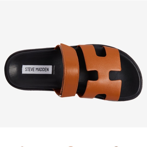 Steve Madden Cognac Mayven Sandal NWOT - Picture 6 of 9